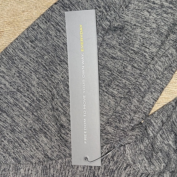 STRETCH THE RULES SZ L 3/4 ZIP FRONT GRAY - Picture 5 of 6